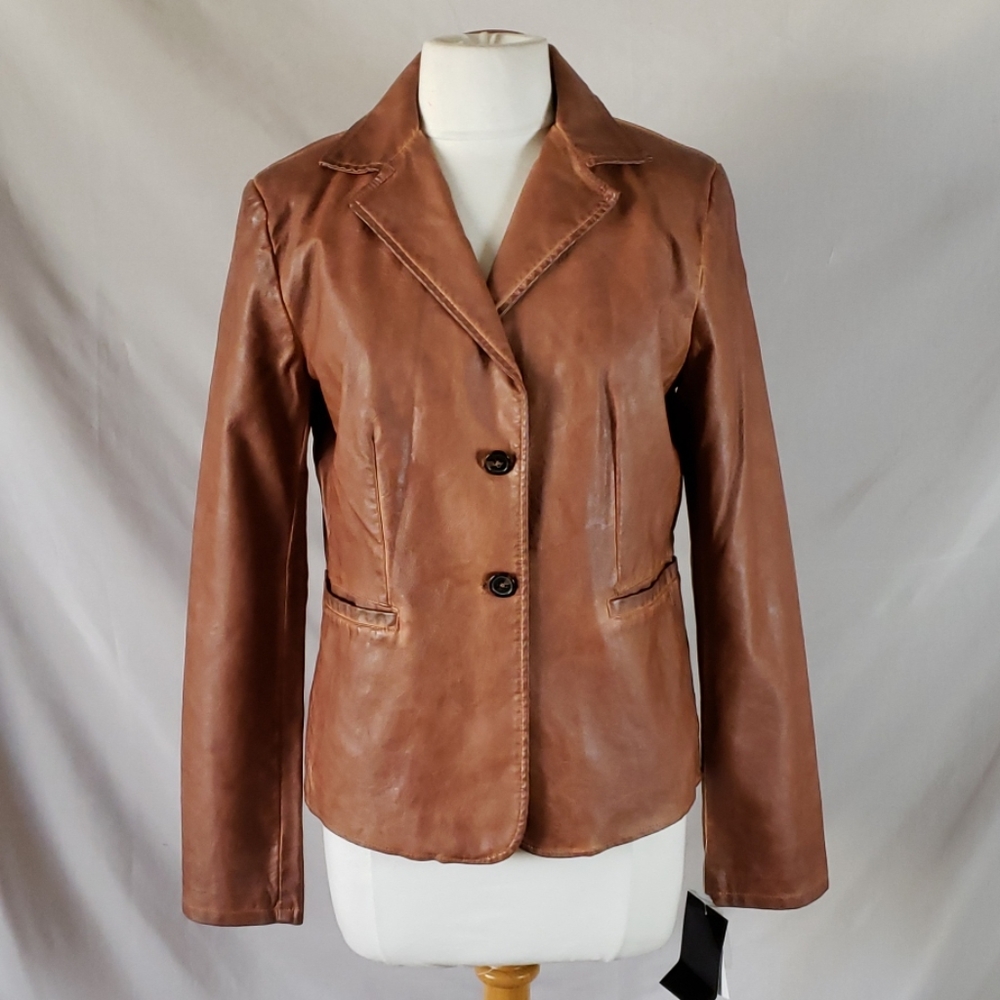 New Bagatelle Dyed Faux Leather Jacket